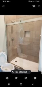 screenshot of the bathroom picture on phone