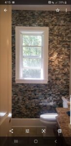 screenshot of a bathroom picture on a phone